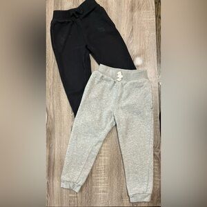 Kids' Black and Gray Jogger Pants